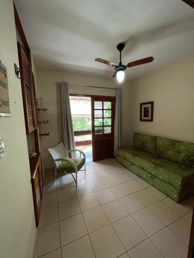 De Frente Pra Praia Apartamento Da Cris Taperapua - Condominio America Praia Flat Порто Сегуро Екстериор снимка